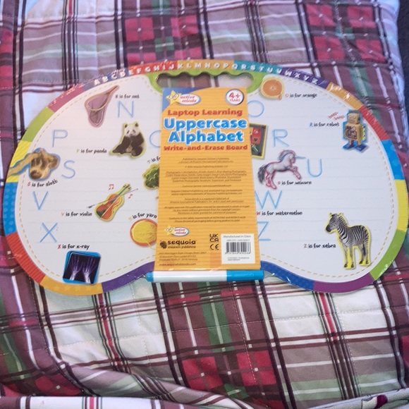 Laptop Learning Uppercase alphabet,  and erase board - Picture 2 of 4